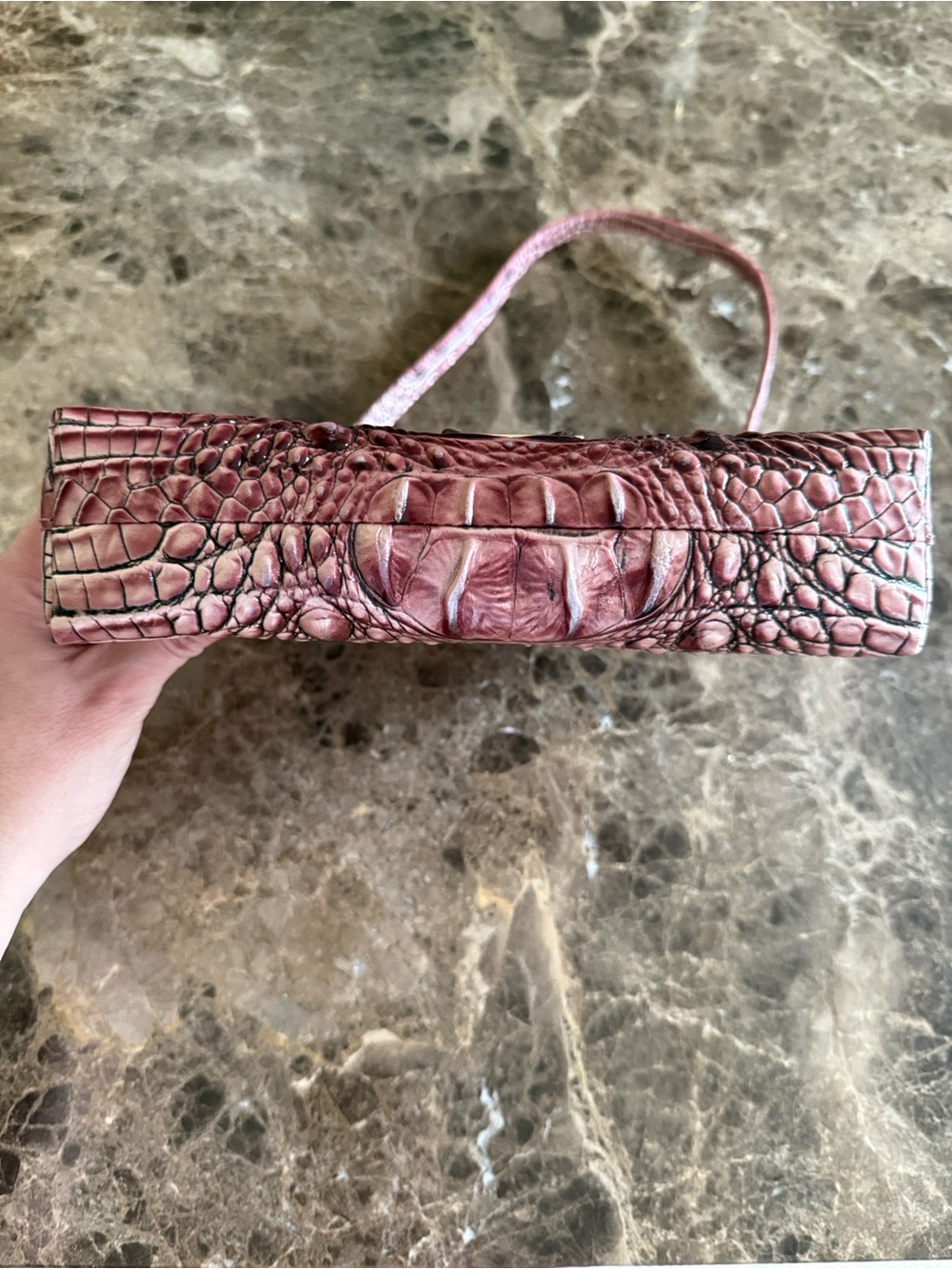 Brahmin Lorelei Dusty Pink Melbourne Genuine Leather Shoulder Bag, NWT - Picture 5 of 10
